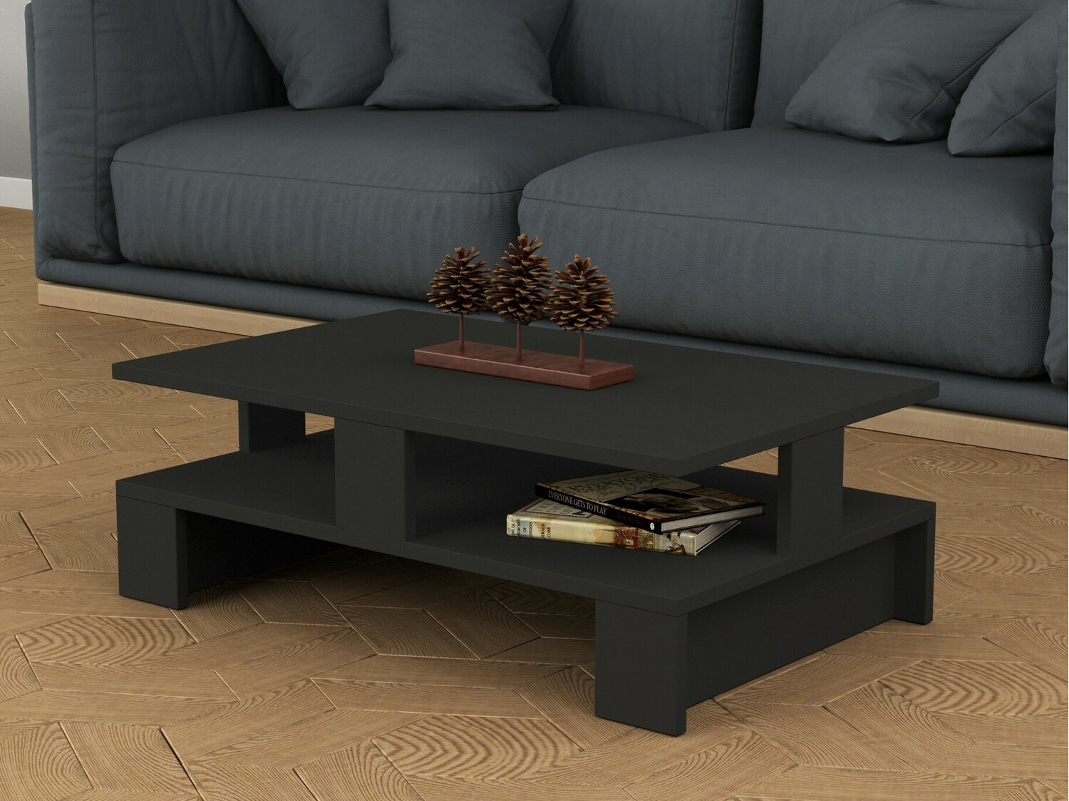 Coffee table Kailua 1216 (Anthracite)