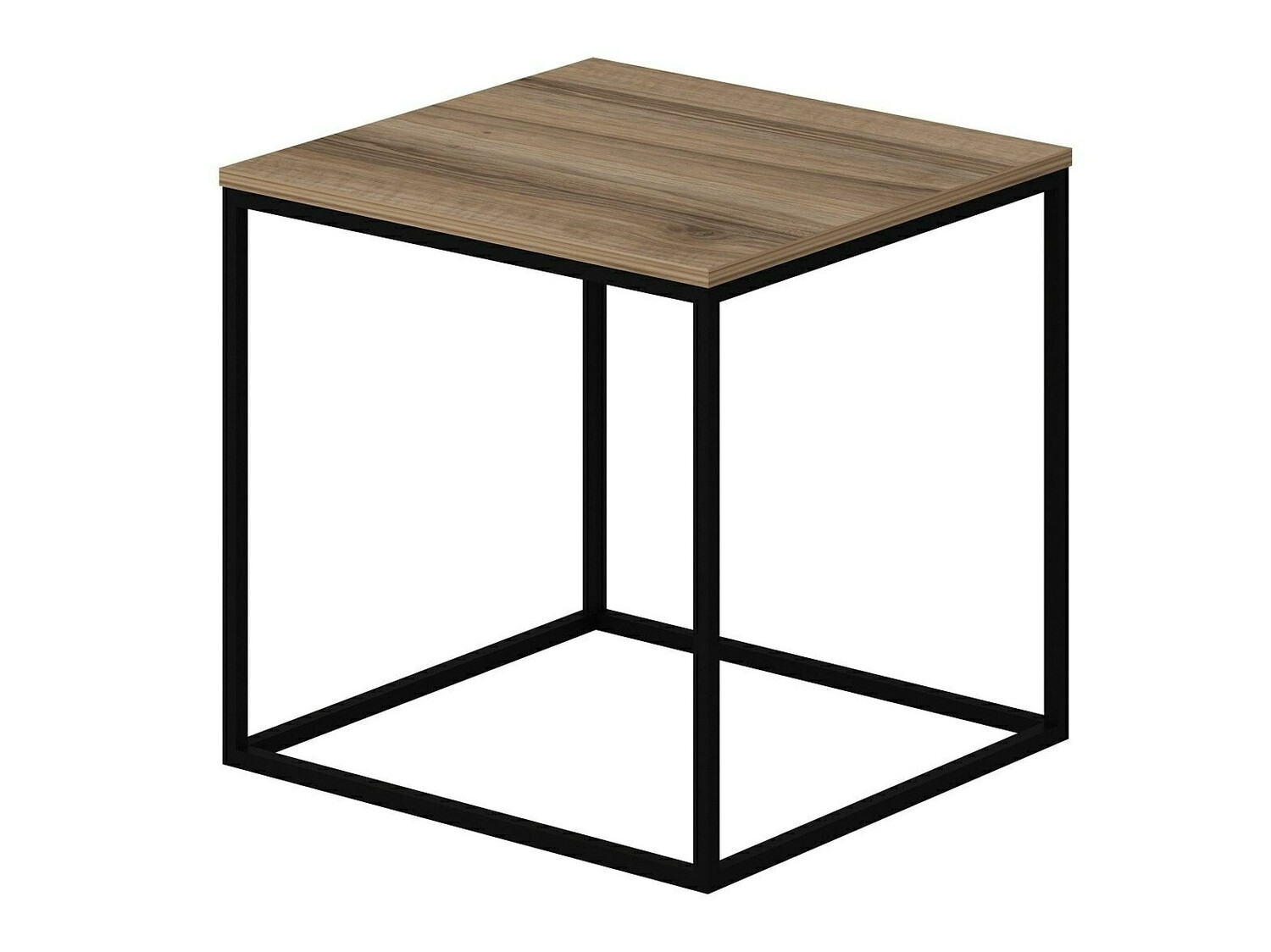 Side table Kailua 1307 (Black + Walnut)