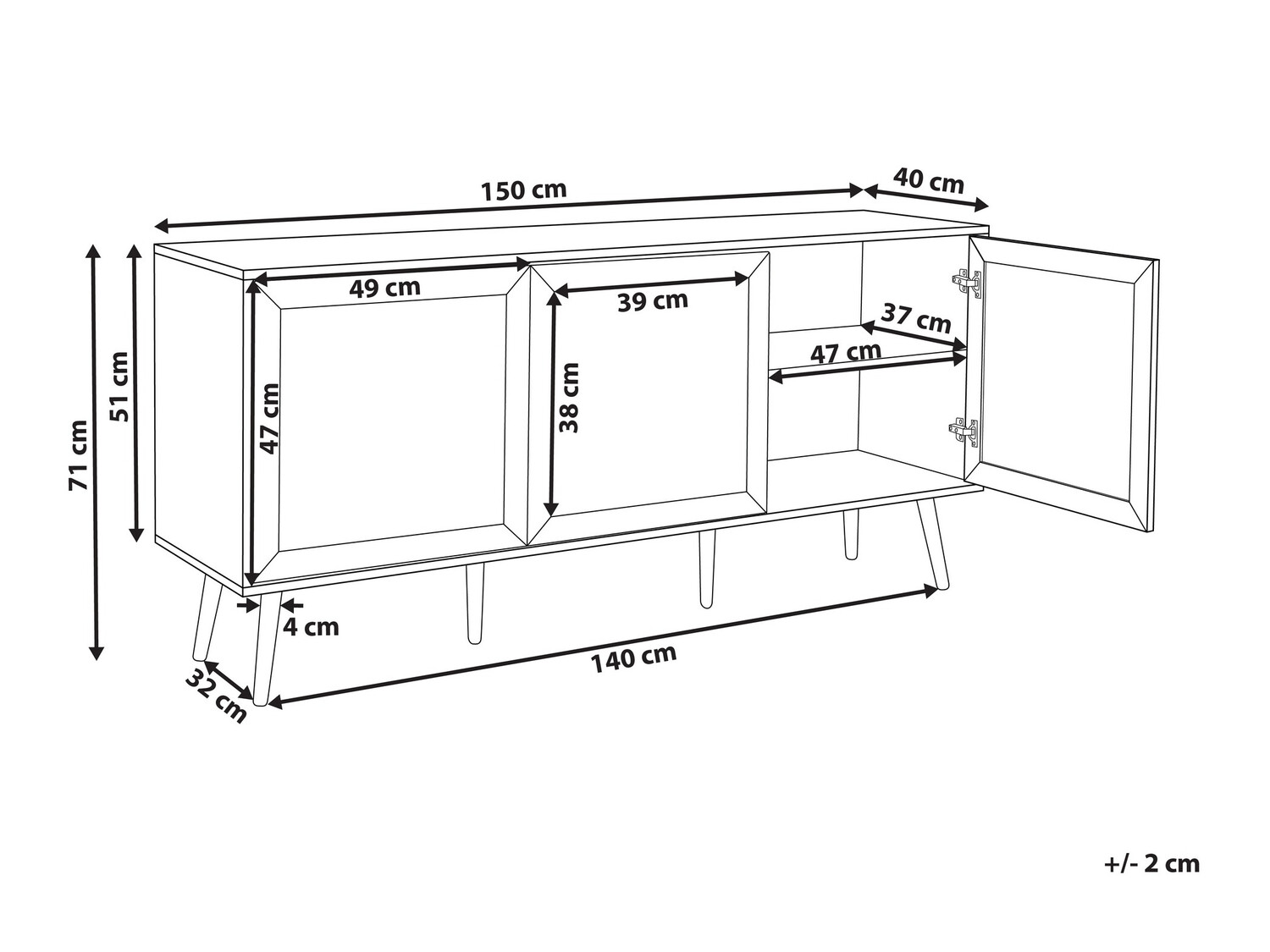 Sideboard Berwyn 148