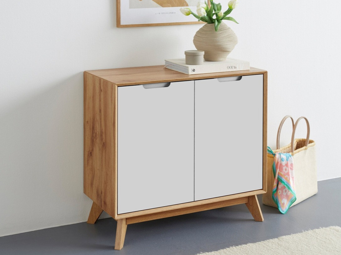 Μπουφέ Dorvou 101 (Άσπρο + Δρυς)