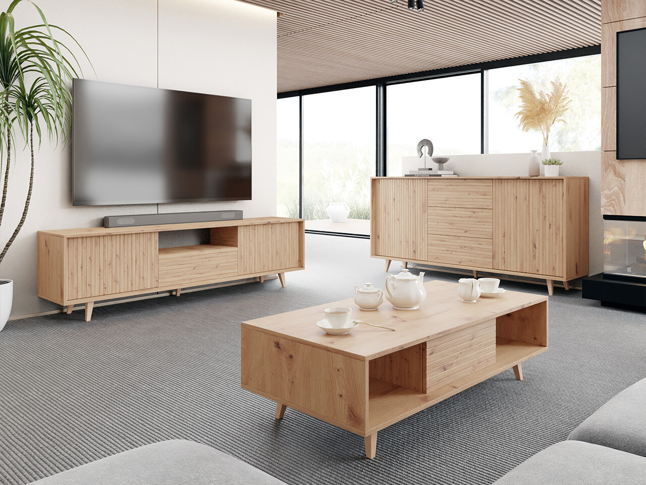 Living room set Comfivo Romtori