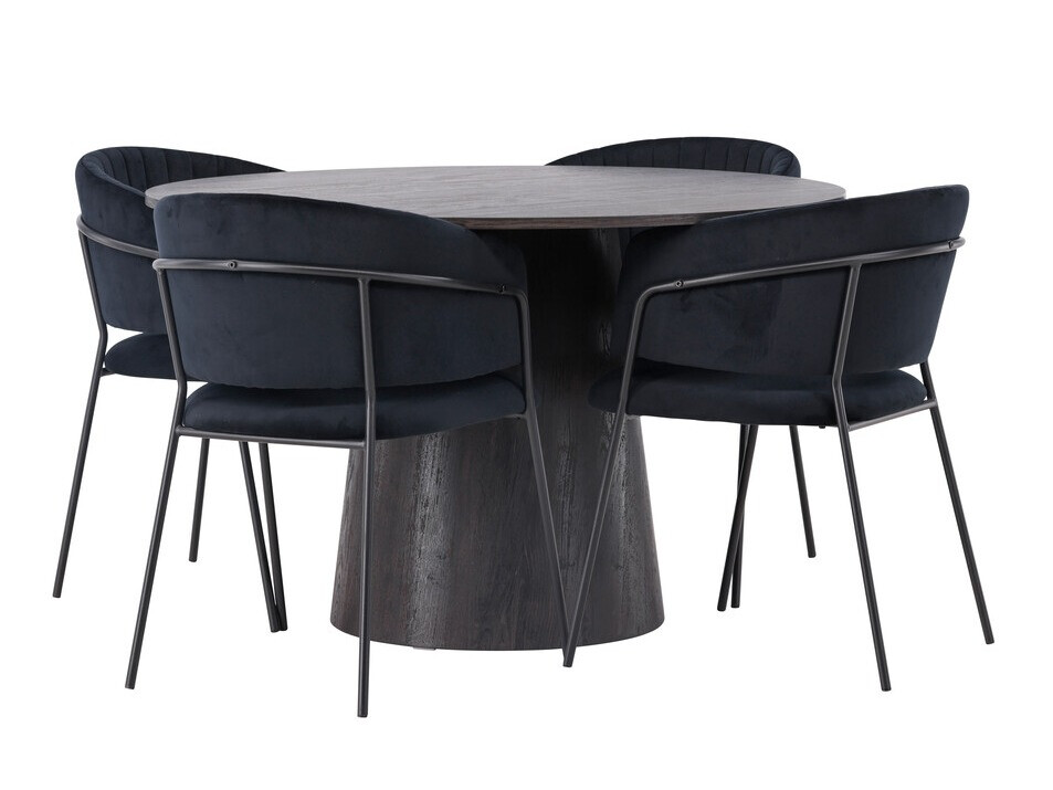 Dining set Dallas 4254 (Dark brown)
