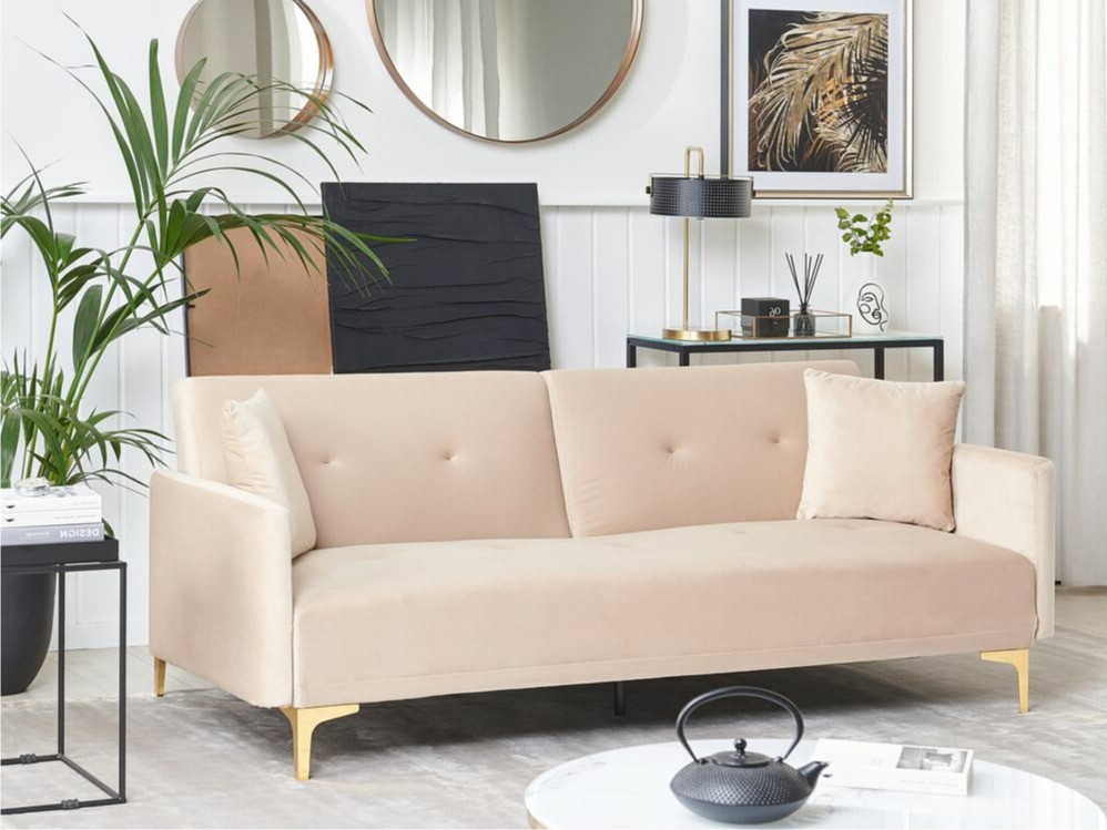 Sofa bed Berwyn 161 (Beige)
