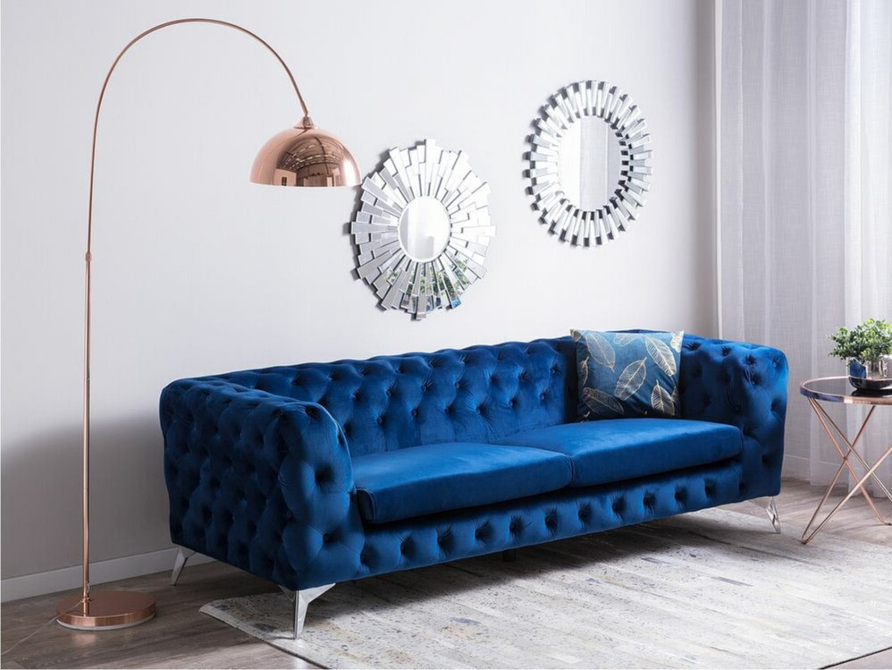 English-style sofa Berwyn 185 (Blue)