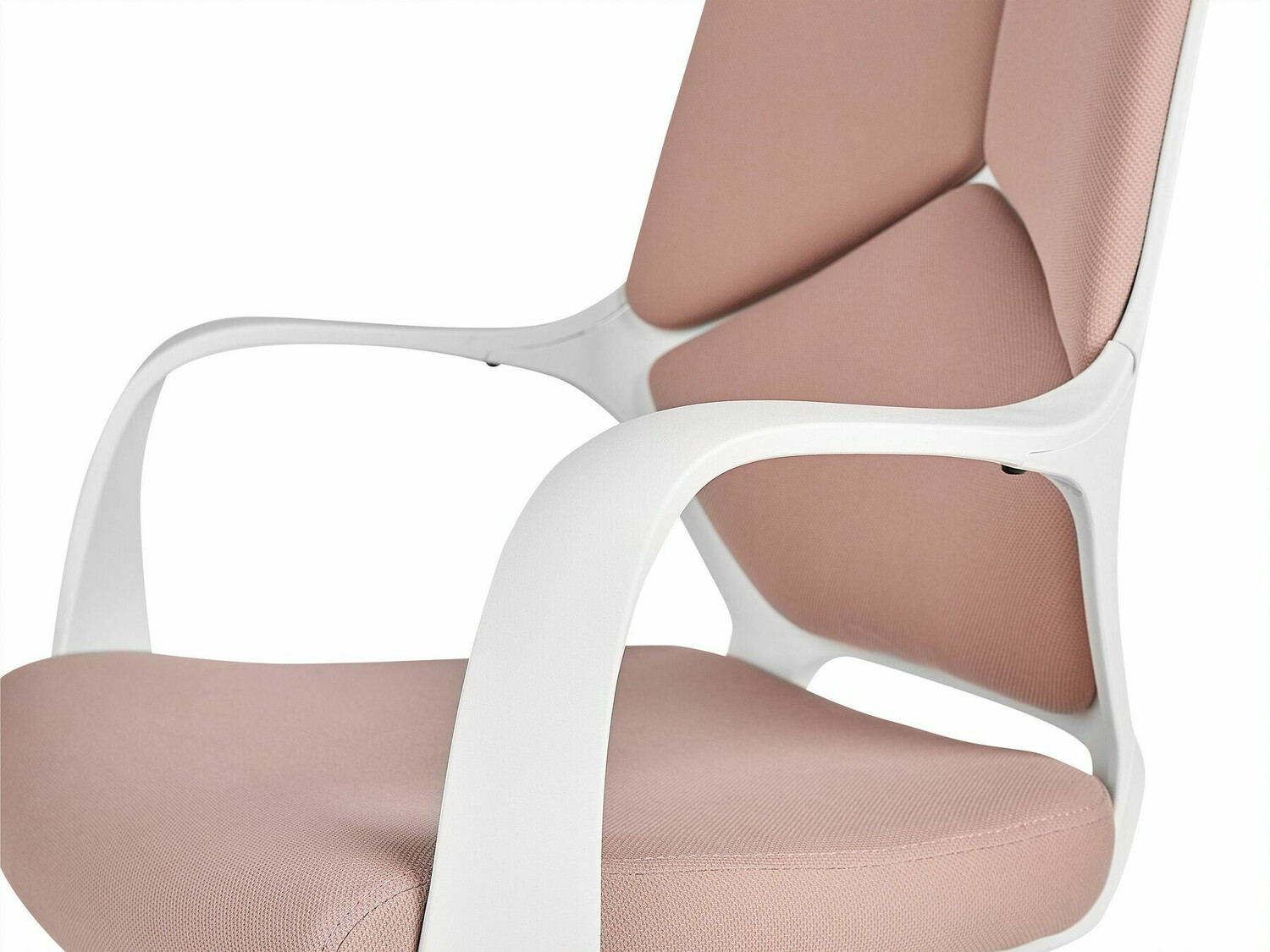Καρέκλα γραφείου Berwyn 208 (Άσπρο + Ροζ)