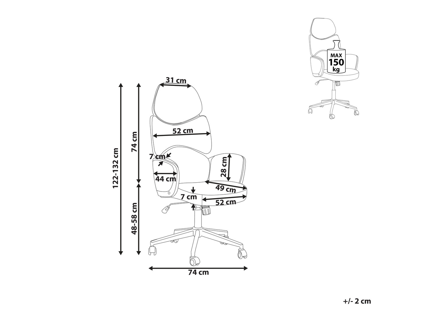 Office chair Berwyn 218