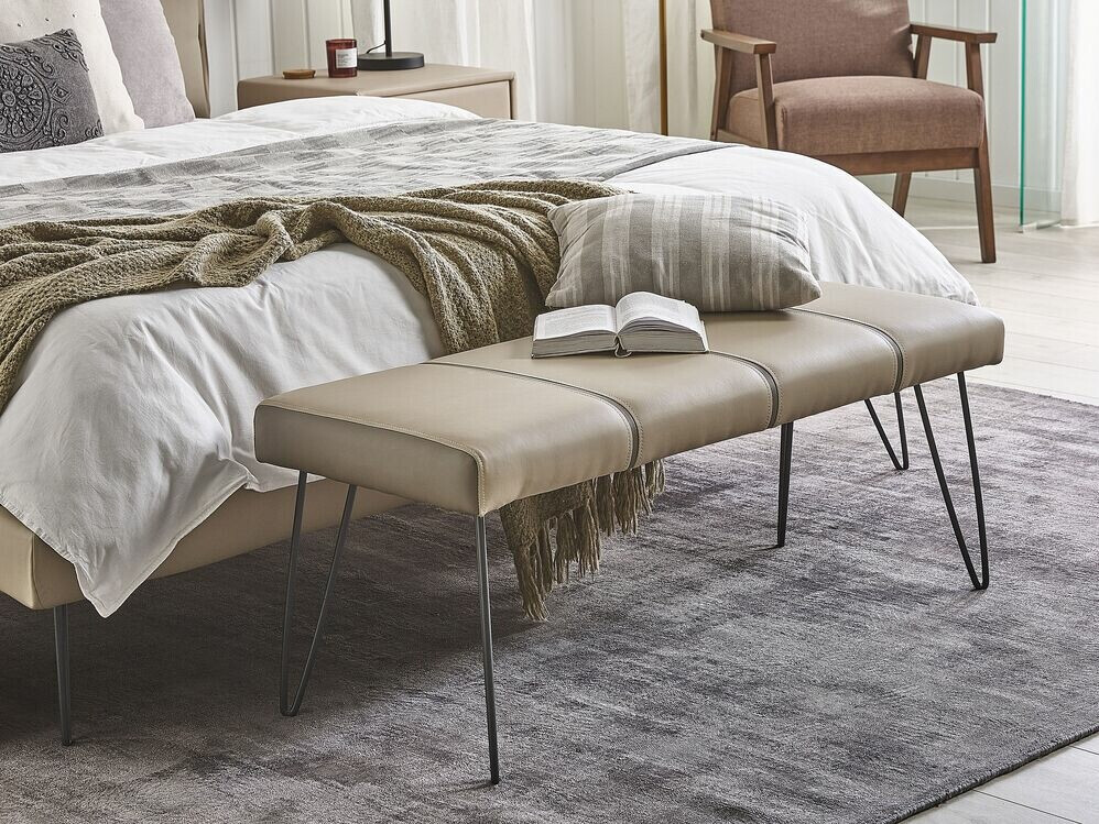 Upholstered bench Berwyn 291 (Beige)