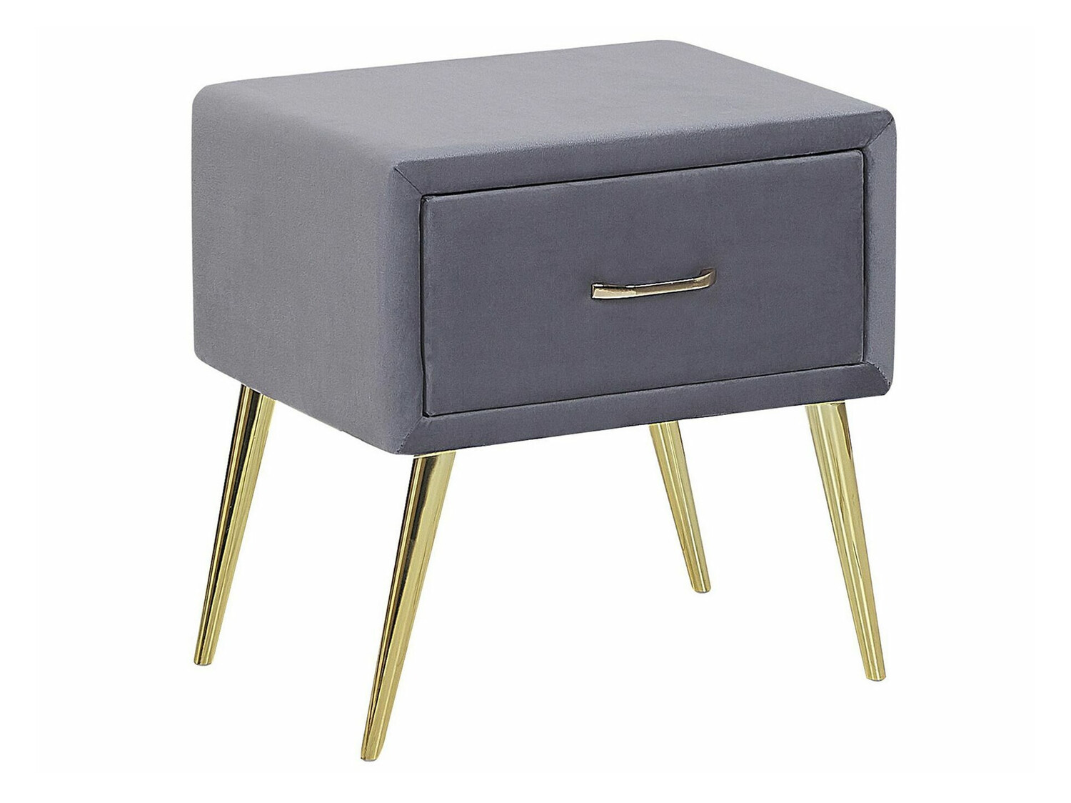 Bedside table Berwyn 325 (Grey + Golden)