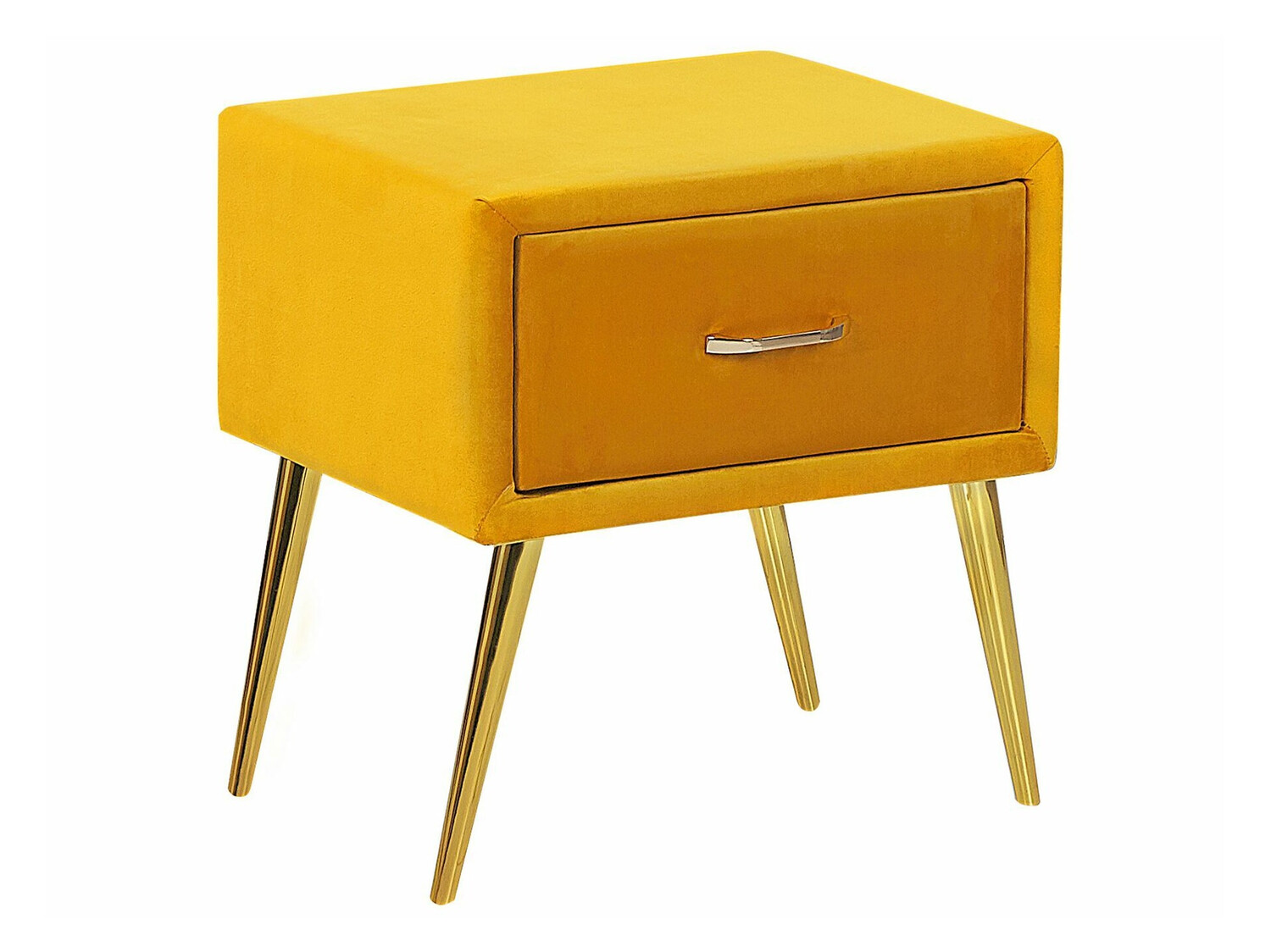 Bedside table Berwyn 325 (Yellow + Golden)