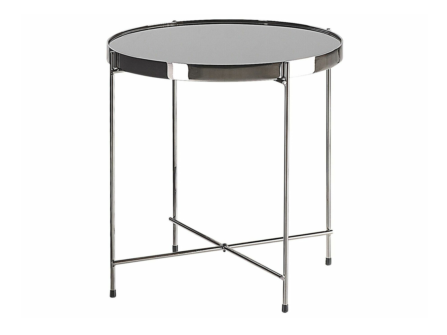 Side table Berwyn 400 (Black + Silver)