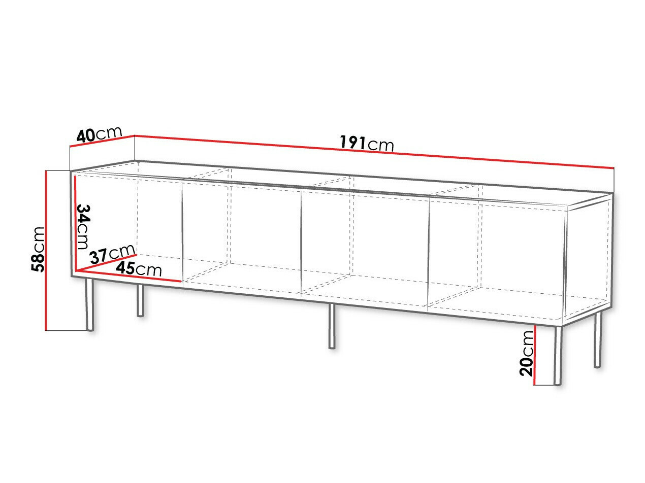 Έπιπλο τηλεόρασης Doctrina