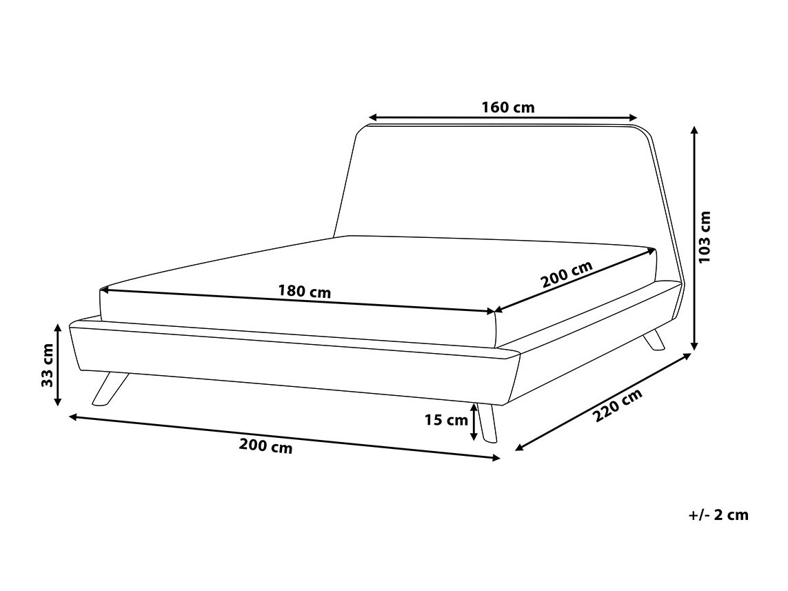 Bed Berwyn 462 (Grey)
