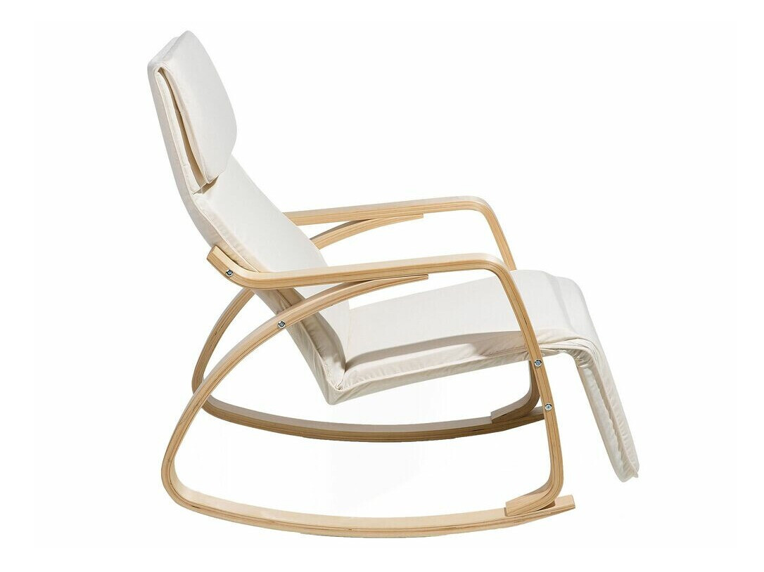 Rocking chair Berwyn 463 (Beige + Light wood)