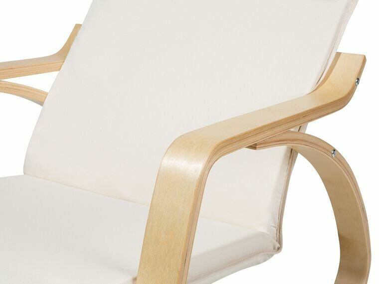 Rocking chair Berwyn 463 (Beige + Light wood)