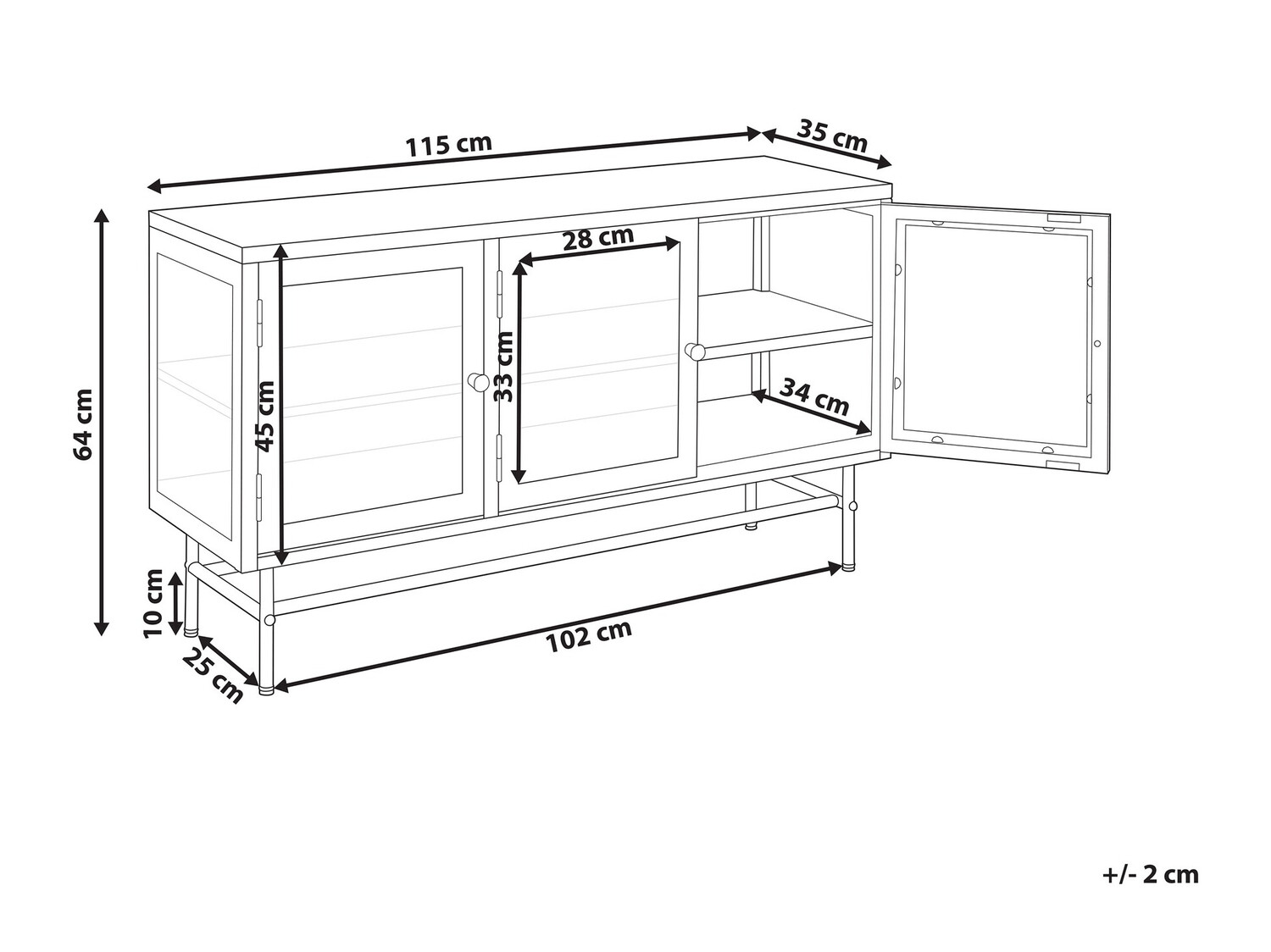 Μπουφέ Berwyn 510