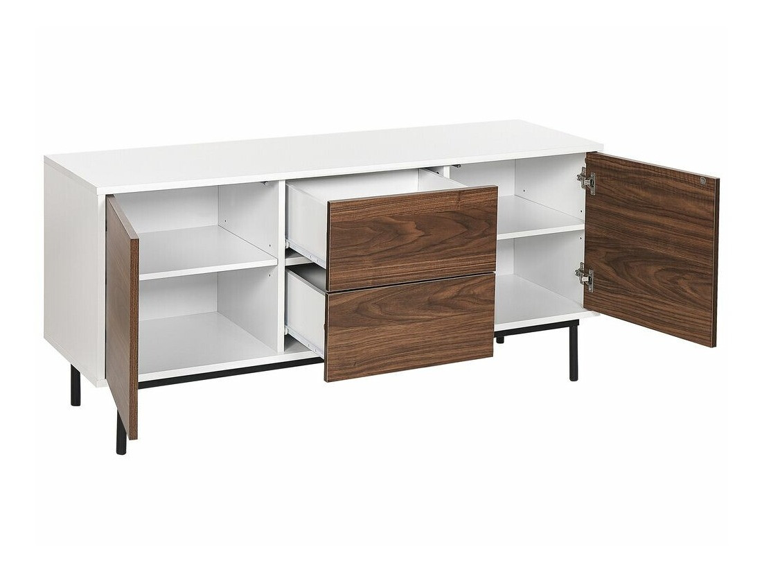 Chest of drawers Berwyn 520 (White + Dark wood)