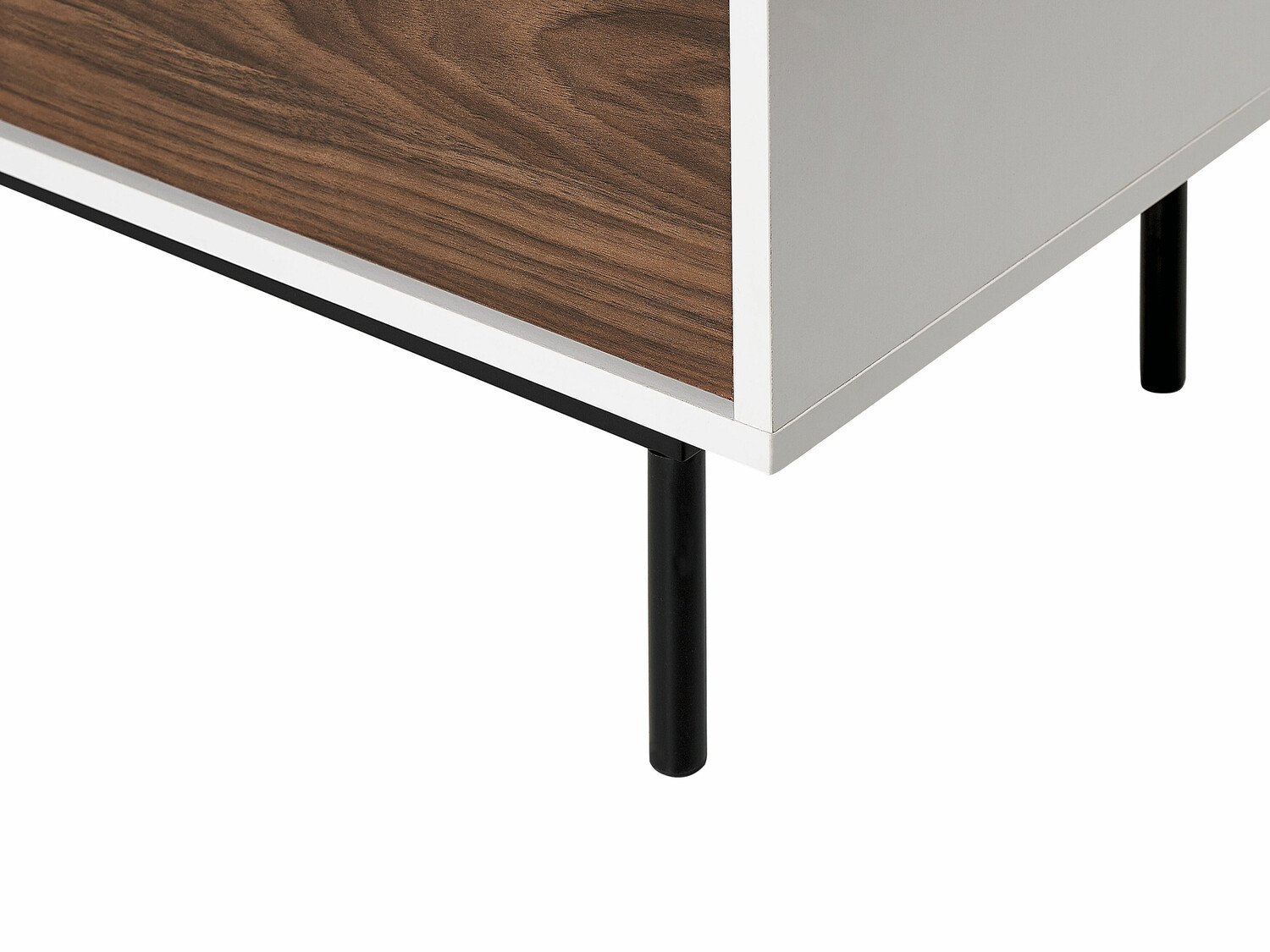 Chest of drawers Berwyn 520 (White + Dark wood)