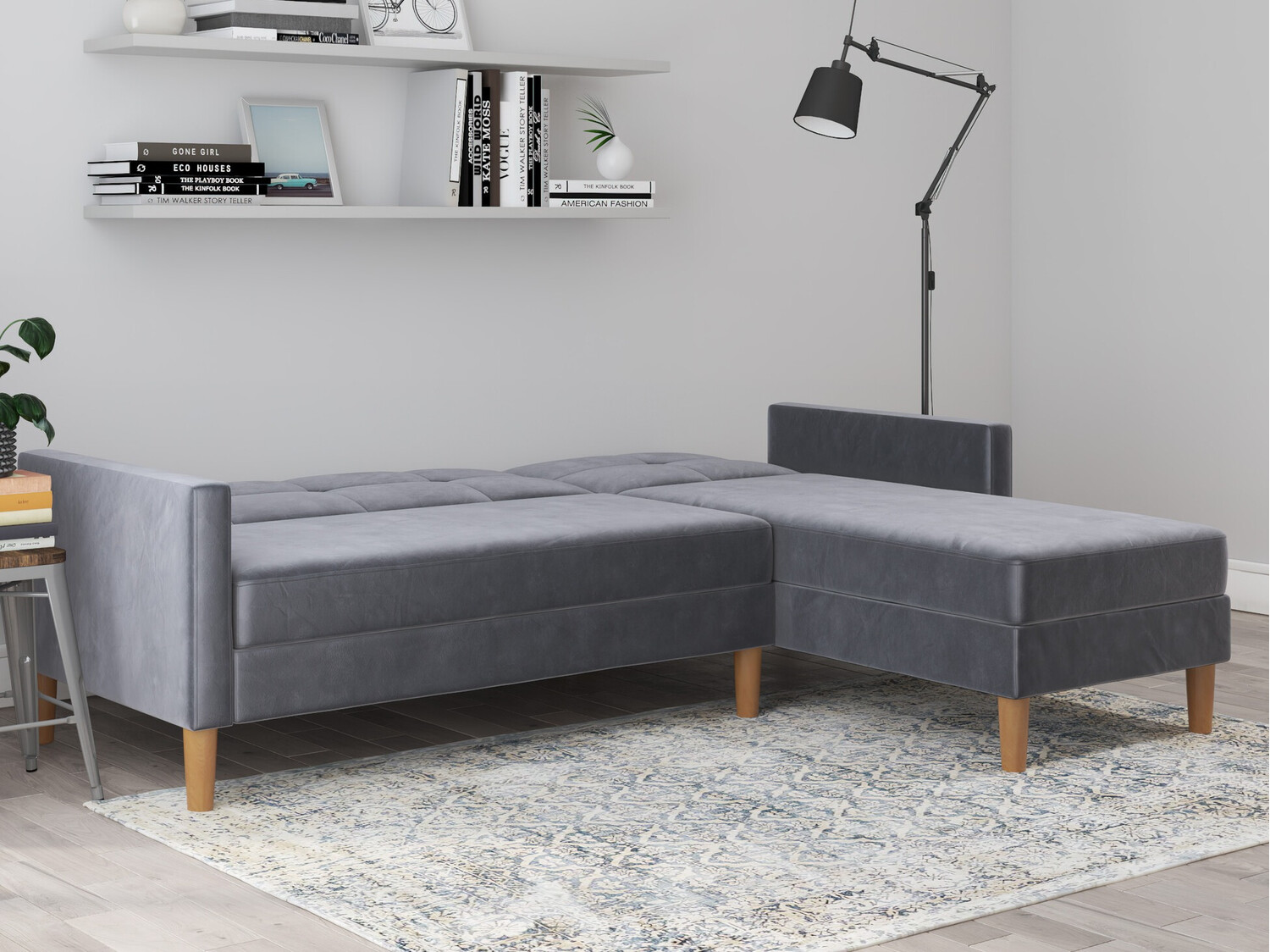 Corner sofa Denton 1179 (Dark grey)