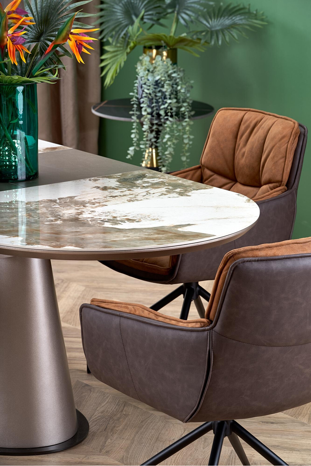 Chair Houston 1548 (Brown + Dark brown)