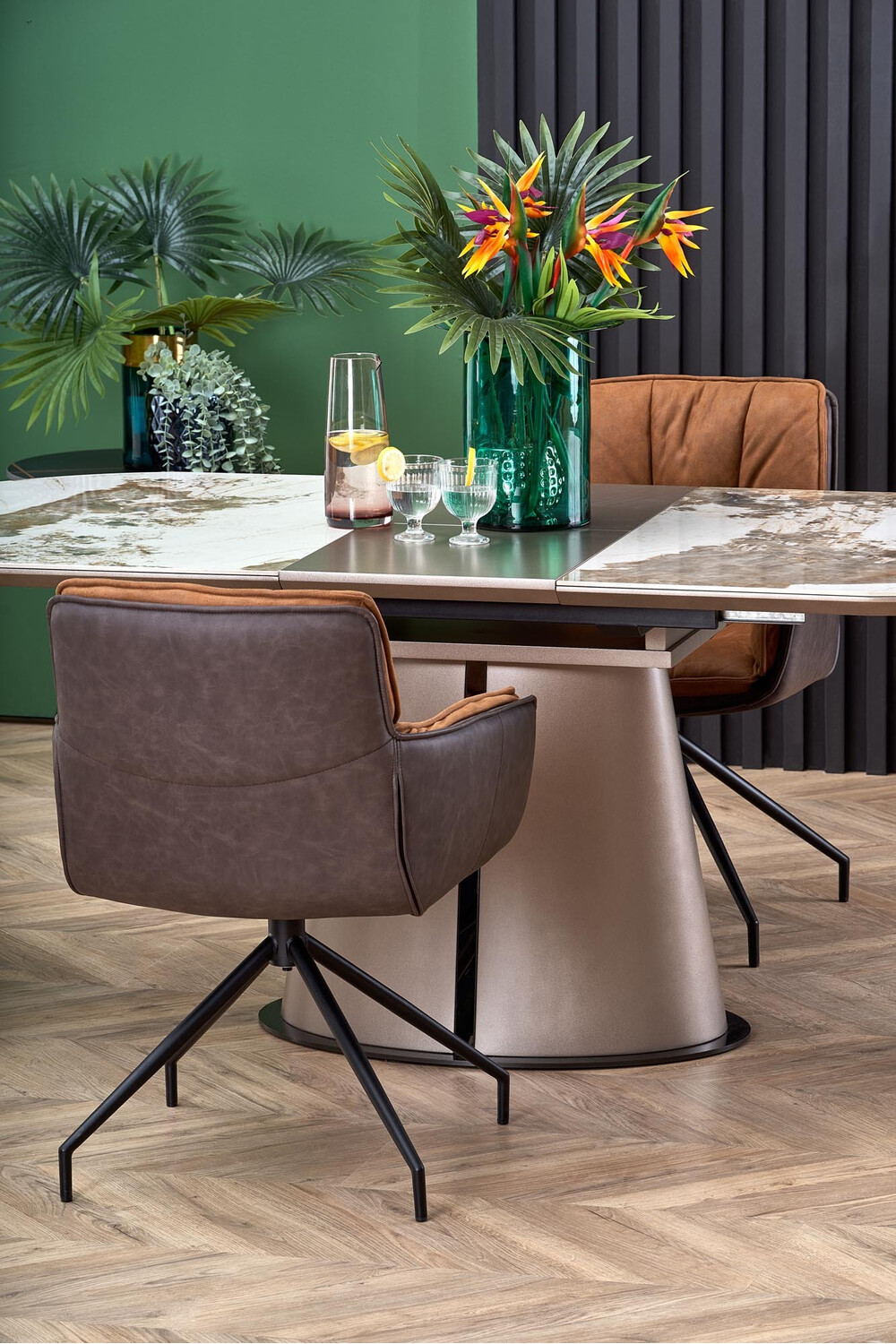 Chair Houston 1548 (Brown + Dark brown)