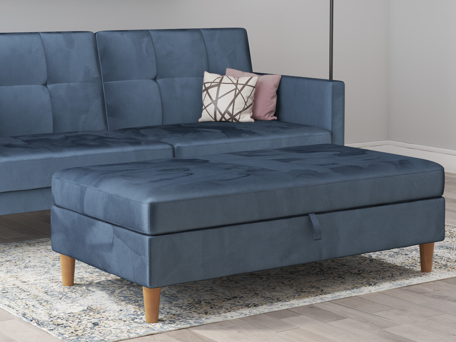 Ταμπουρέ Denton 1180 (Μπλε)