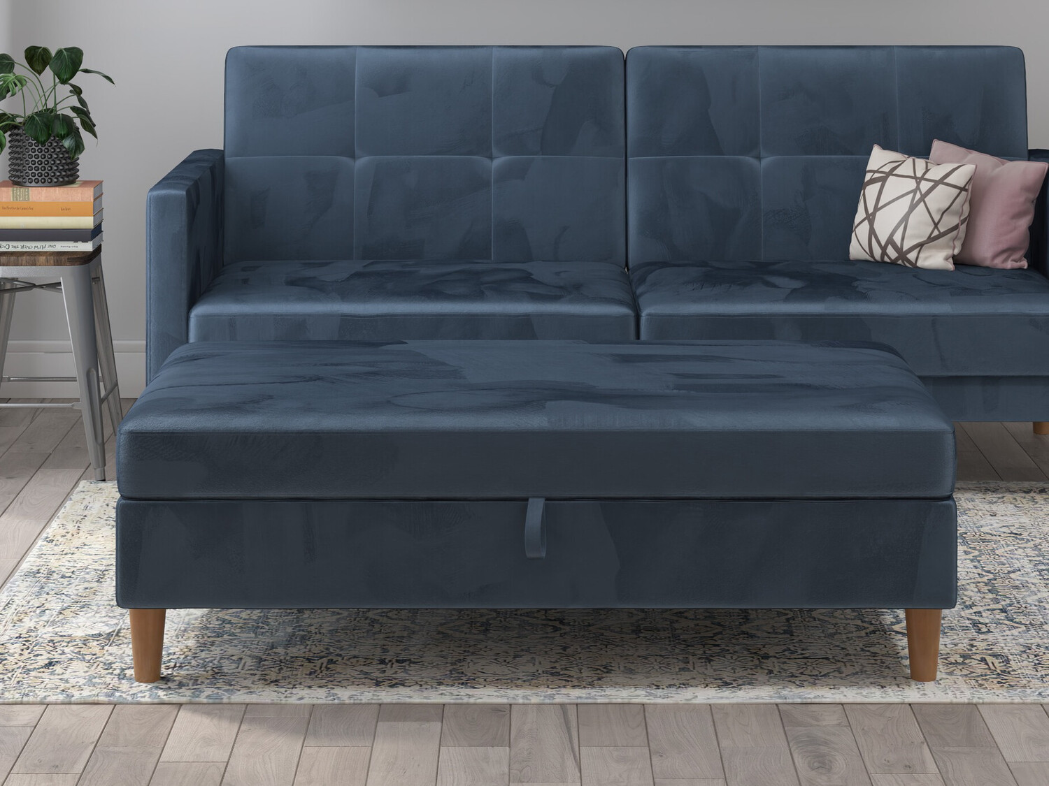 Ταμπουρέ Denton 1180 (Μπλε)