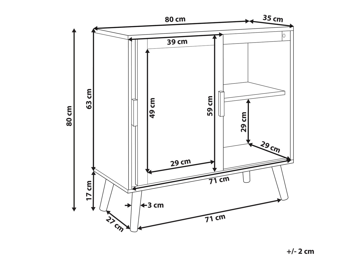 Μπουφέ Berwyn 556