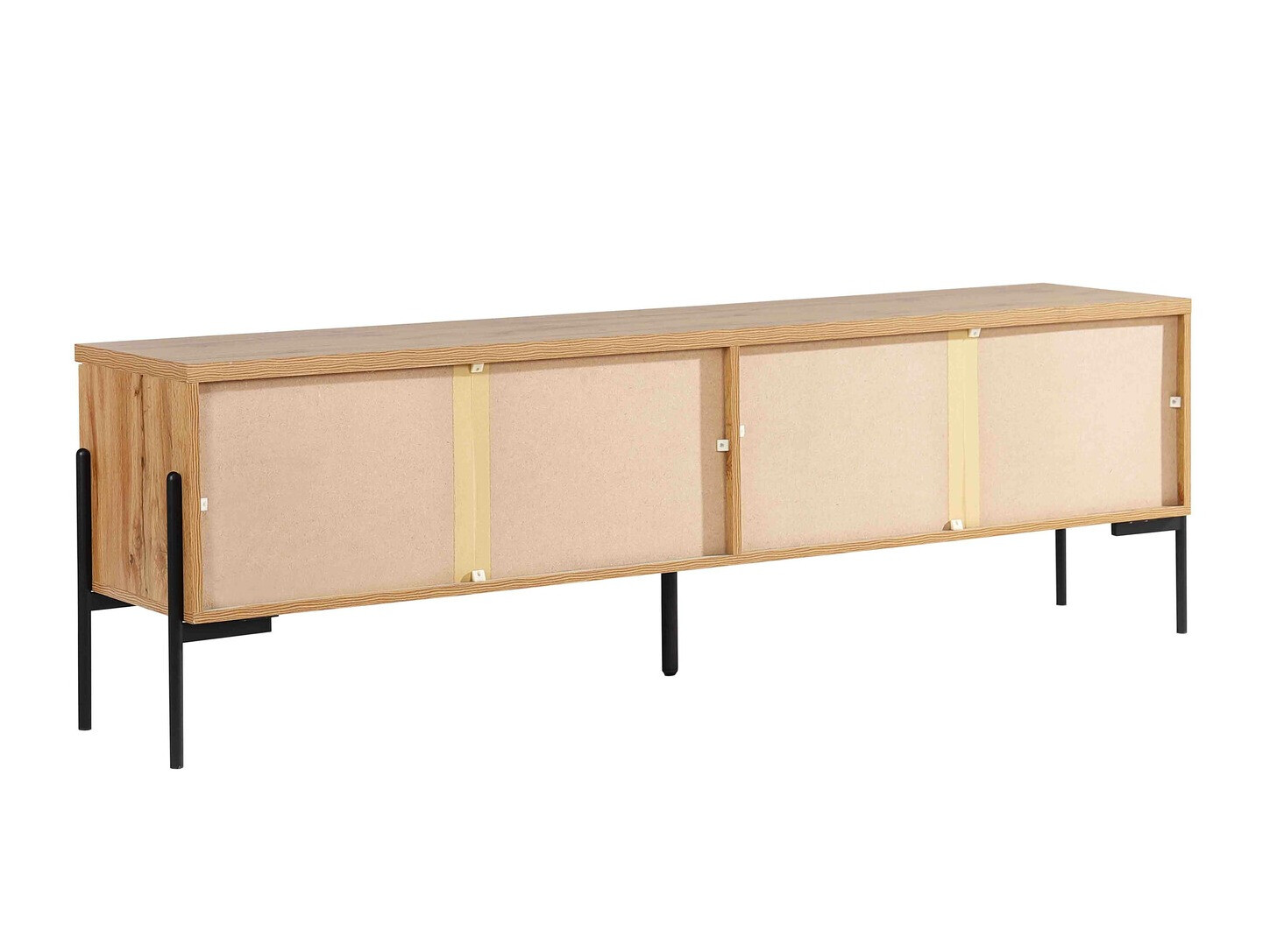 TV stand Denton 1188 (Black + Wotan Oak)