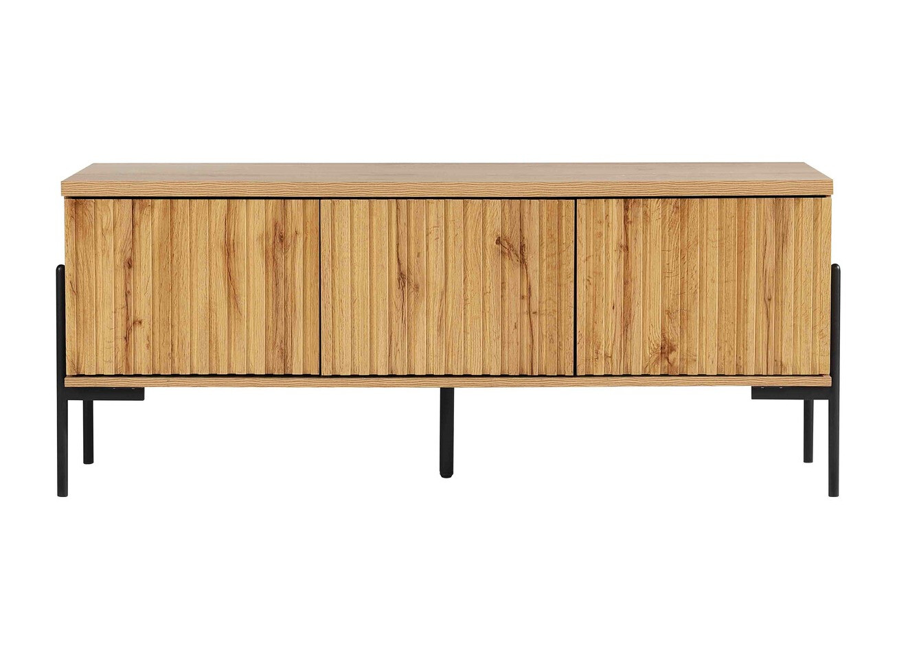 TV stand Denton 1189 (Black + Wotan Oak)