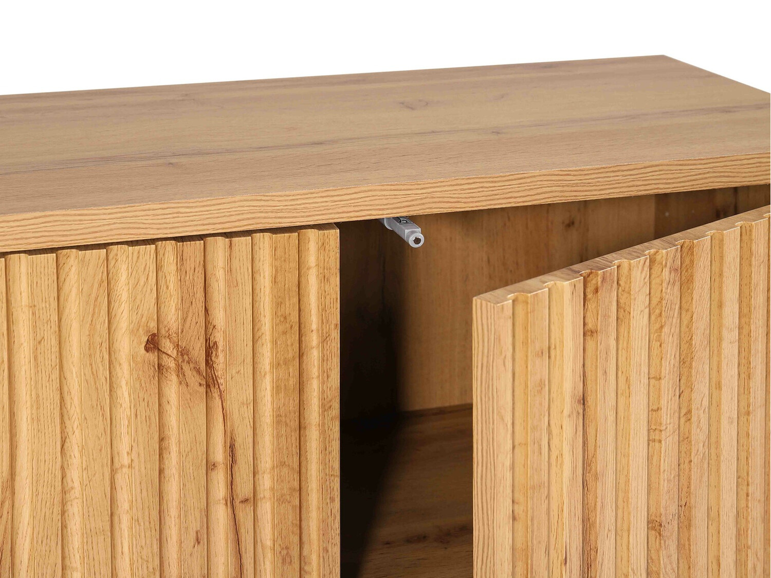 TV stand Denton 1189 (Black + Wotan Oak)