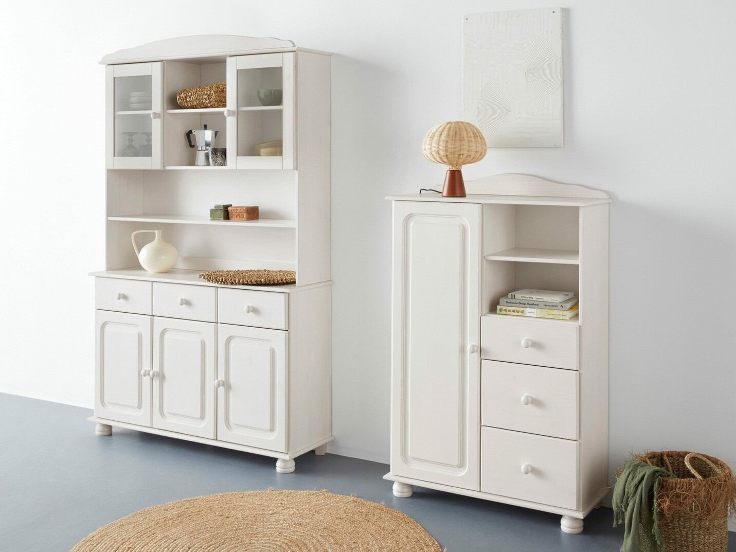 Chest of drawers Fenlaru 109 (White)