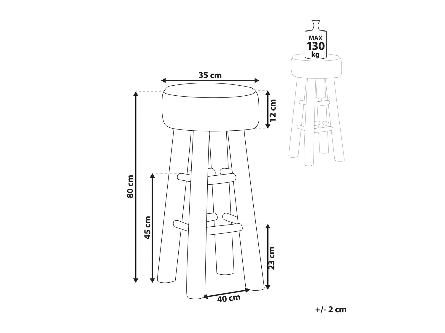 Bar stool Berwyn 624