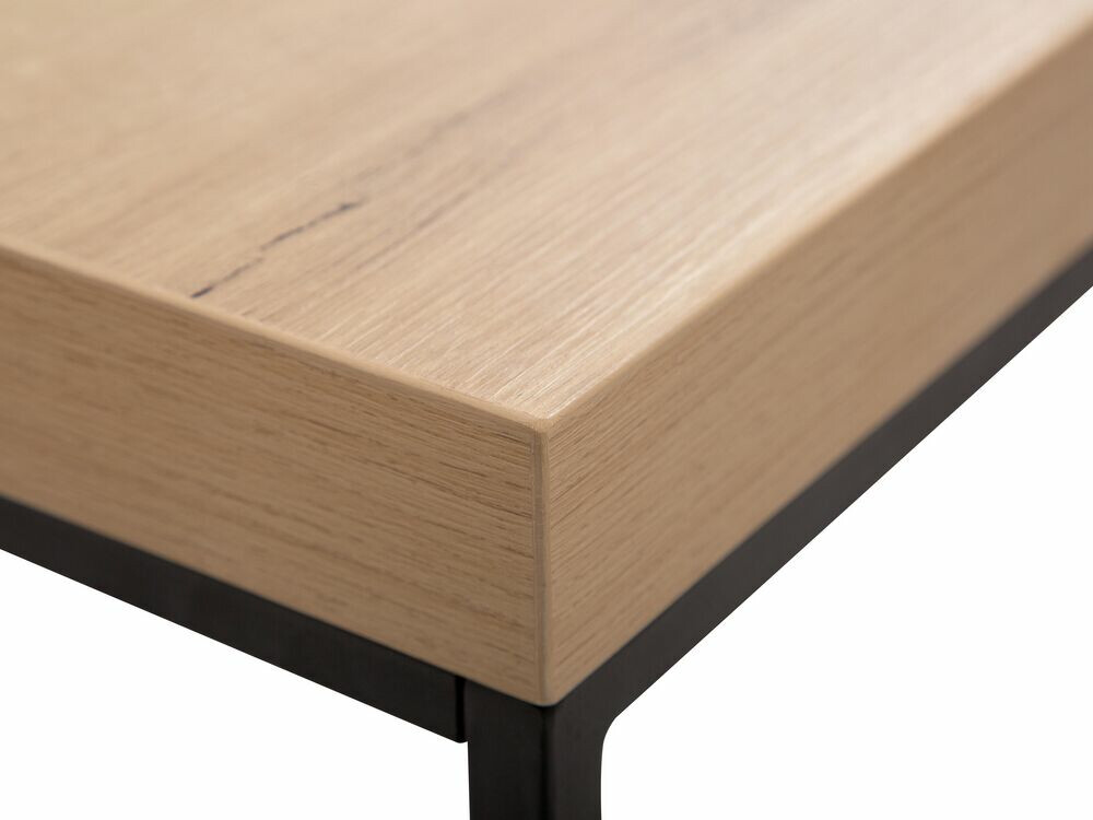 Side table Berwyn 653 (Black + Light wood)