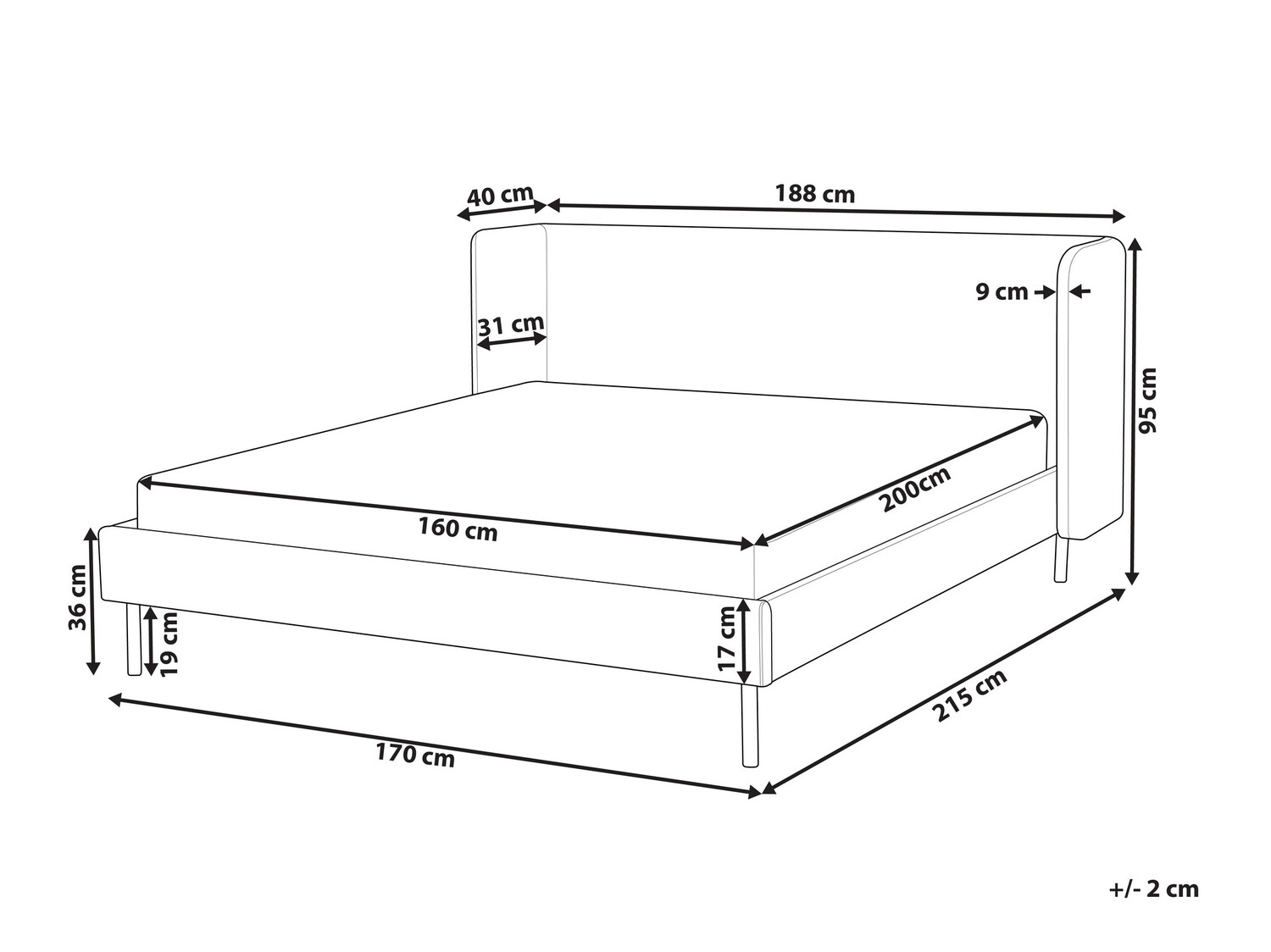 Bed Berwyn 656 (Taupe)
