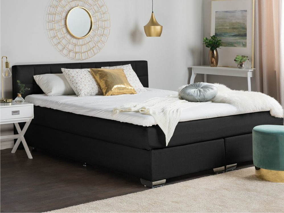 Continental bed Berwyn 718 (Black)