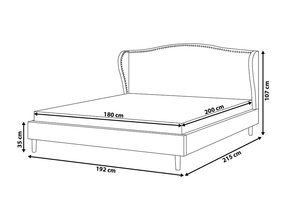 Bed Berwyn 722 (Beige)