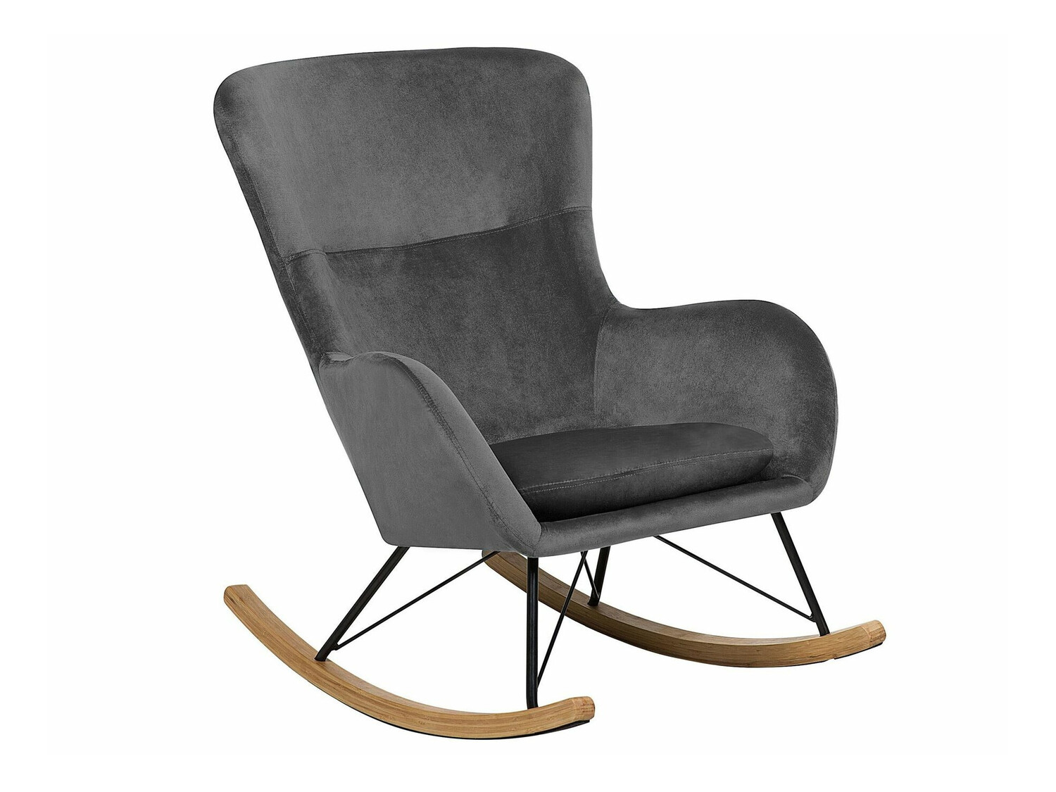 Rocking chair Berwyn 751 (Dark grey)