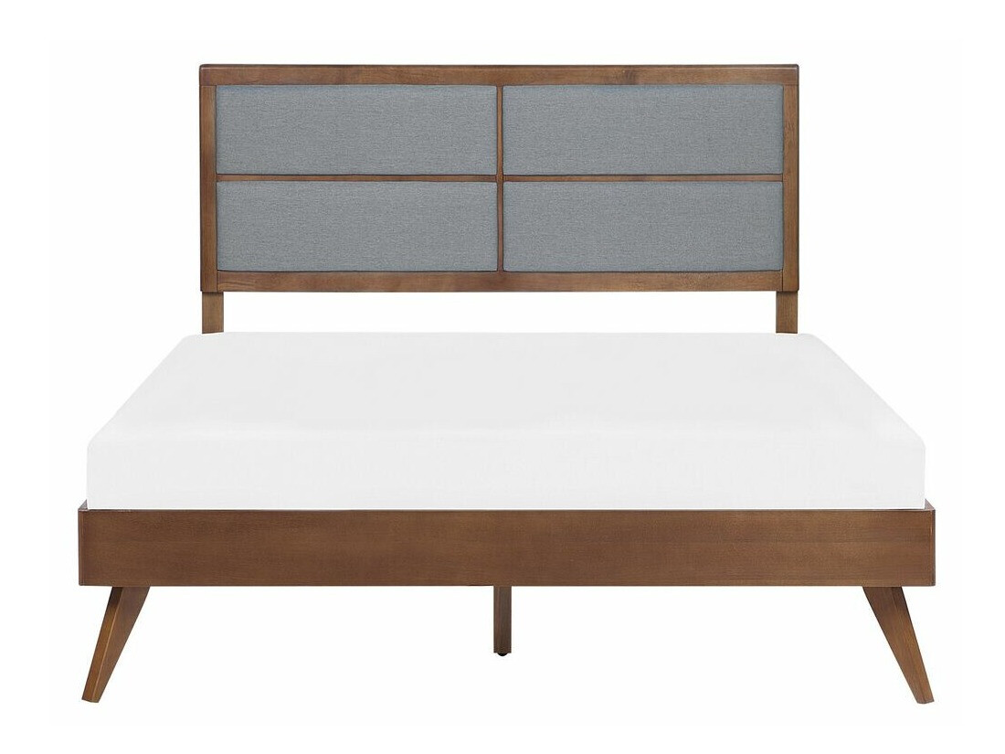 Bed Berwyn 772 (Grey + Dark wood)