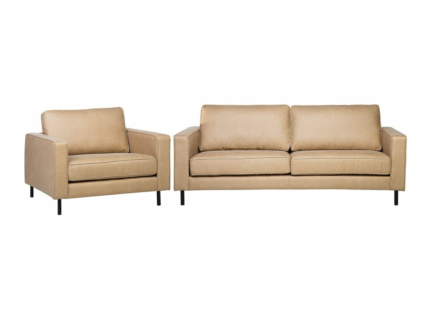 Σετ ταπετσαρισμένων επίπλων Berwyn 768 (Μπεζ)