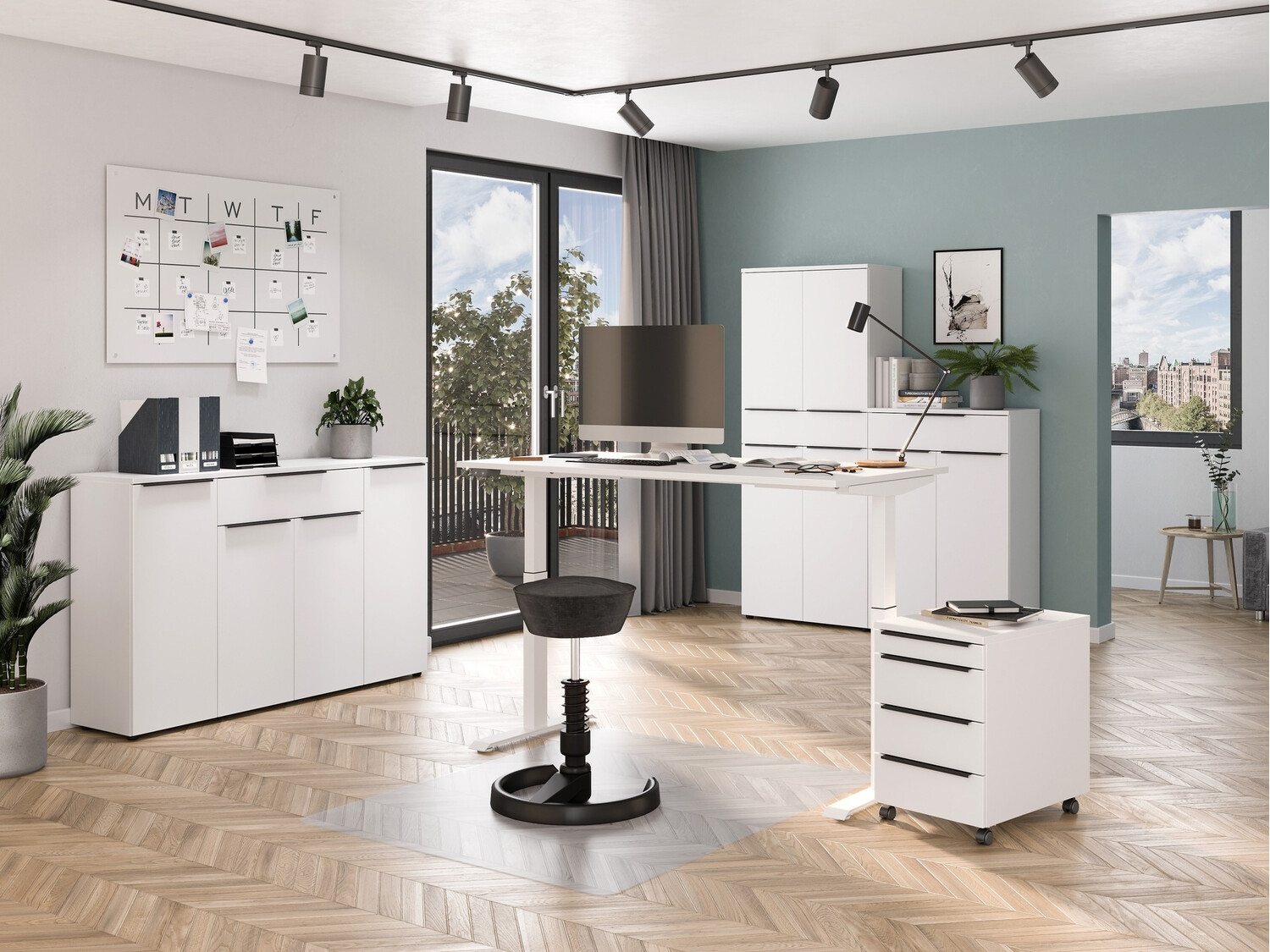 Συρταριέρα Feltoru 105 (Άσπρο)