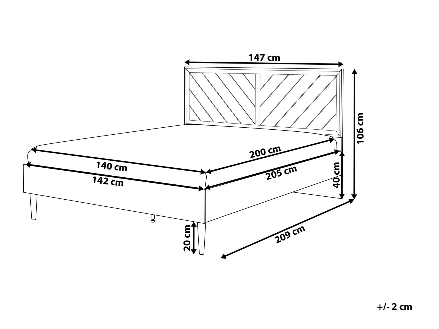 Bed Berwyn 826