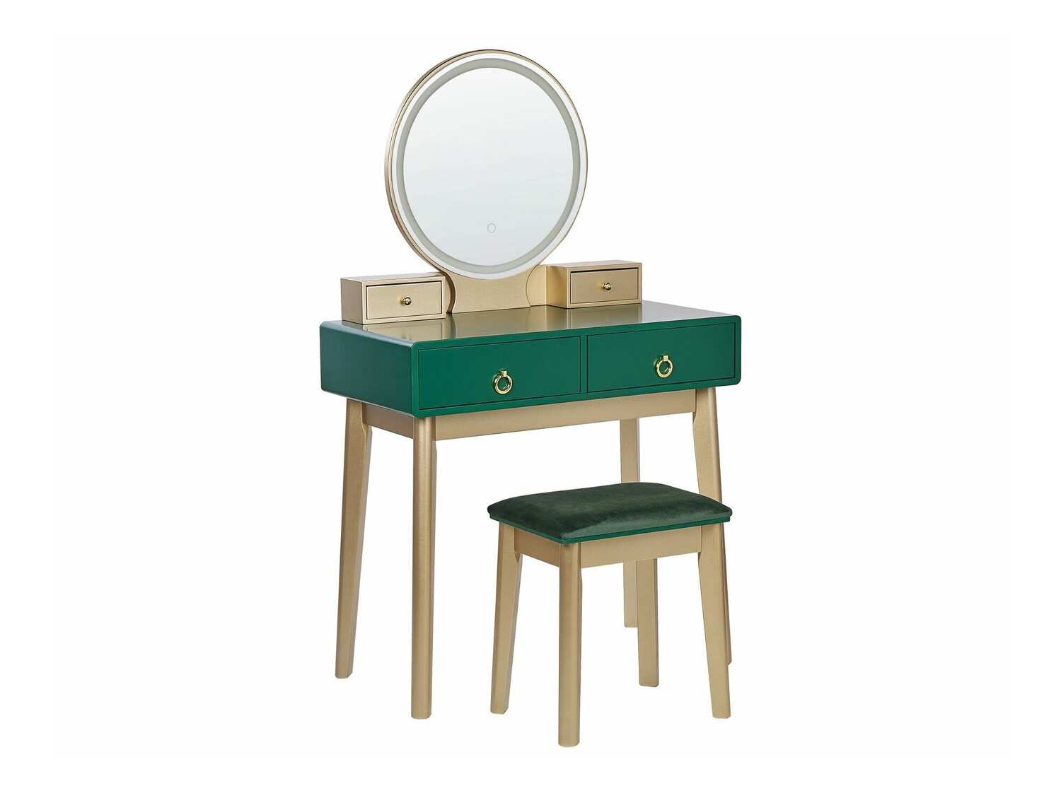 Dressing table Berwyn 830 (Green + Golden)