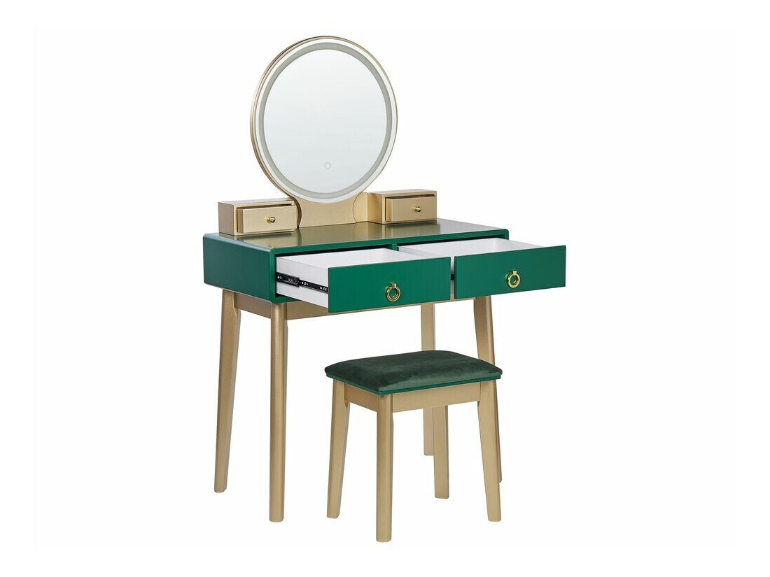 Dressing table Berwyn 830 (Green + Golden)