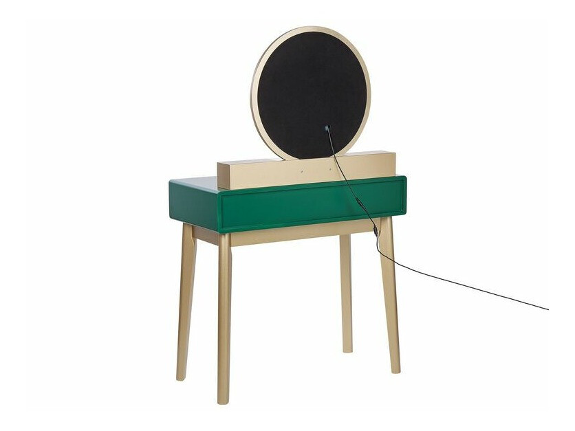 Dressing table Berwyn 830 (Green + Golden)