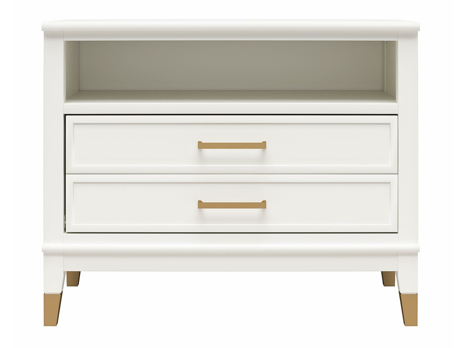 Κομοδίνο CosmoLiving by Cosmopolitan Belromu 107 (Άσπρο)