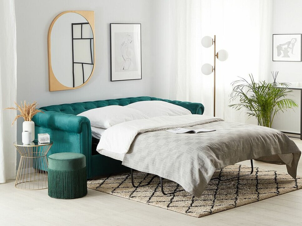 Καναπές Αγγλικού στυλ Cirdoro 103 (Πράσινο)