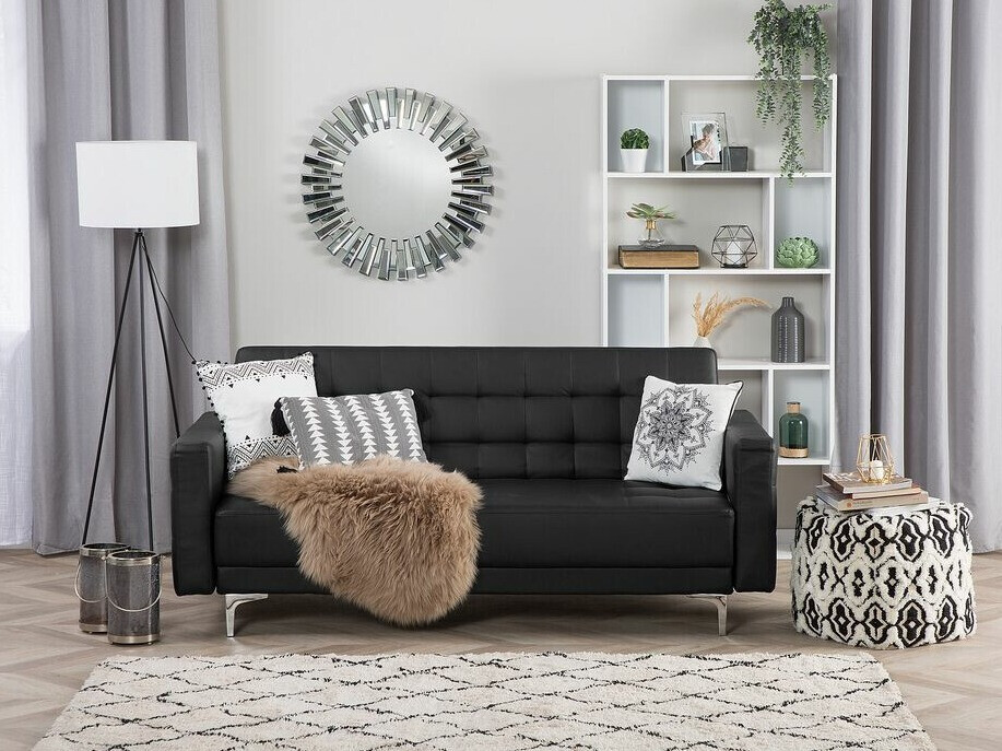 Καναπές-κρεβάτι Felvena 103 (Μαύρο)