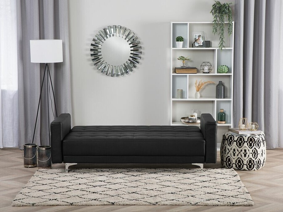 Καναπές-κρεβάτι Felvena 103 (Μαύρο)