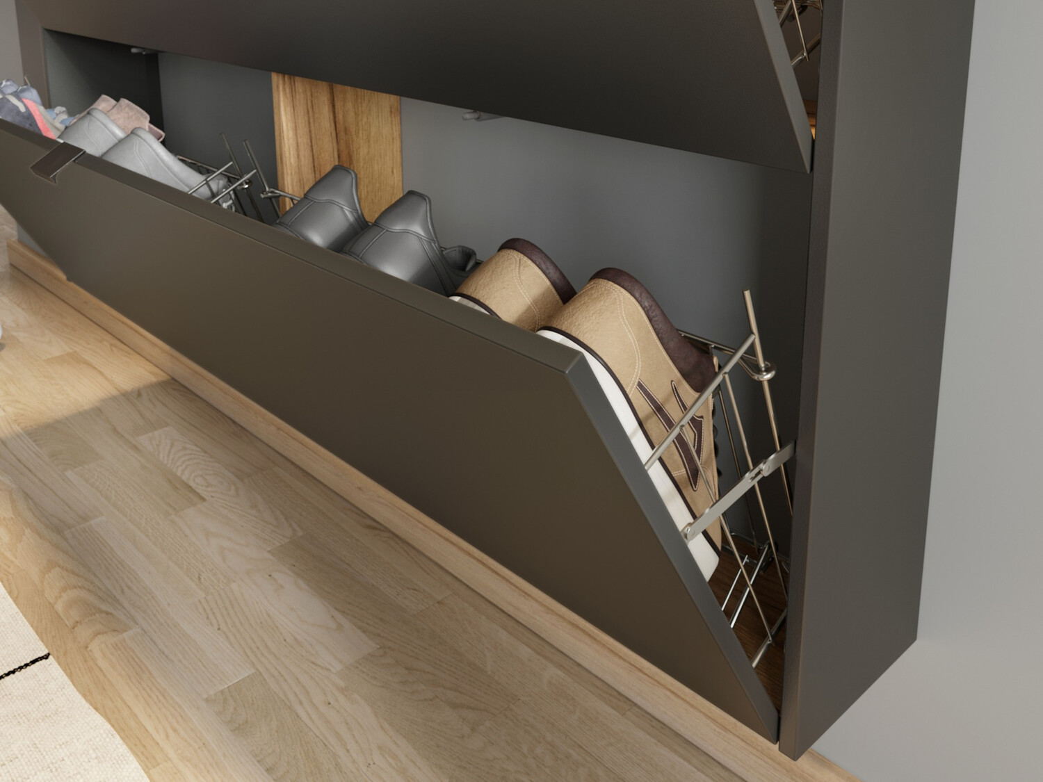 Σετ διαδρόμου Cirsale 109 (Γραφίτης + Navarra δρυς)