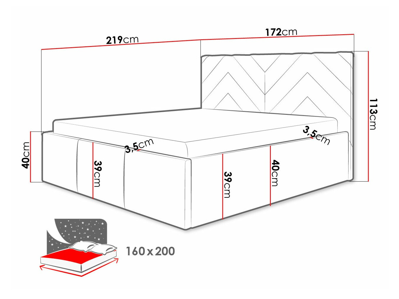 Κρεβάτι ComfiDream Skyiel (Fresh 01)